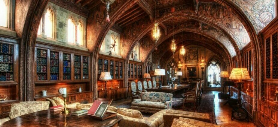 WIlliam Randolph Hearst's Castle Library ~ San Simeon, CA