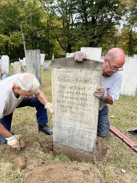 Harwinton Historical Society ~ South Cemetery Cleaning Project