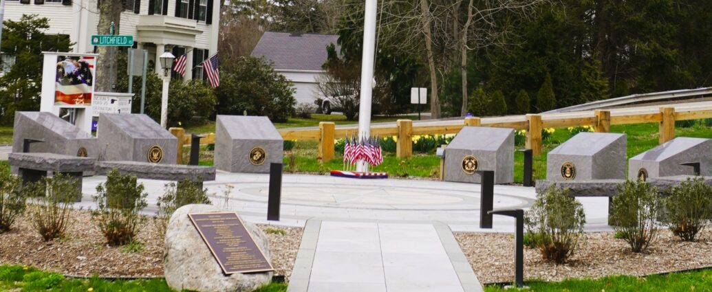 Veterans War Memorial in Harwinton, CT