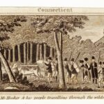 Connecticut : Mr. Hooker & his people travelling through the wilderness
