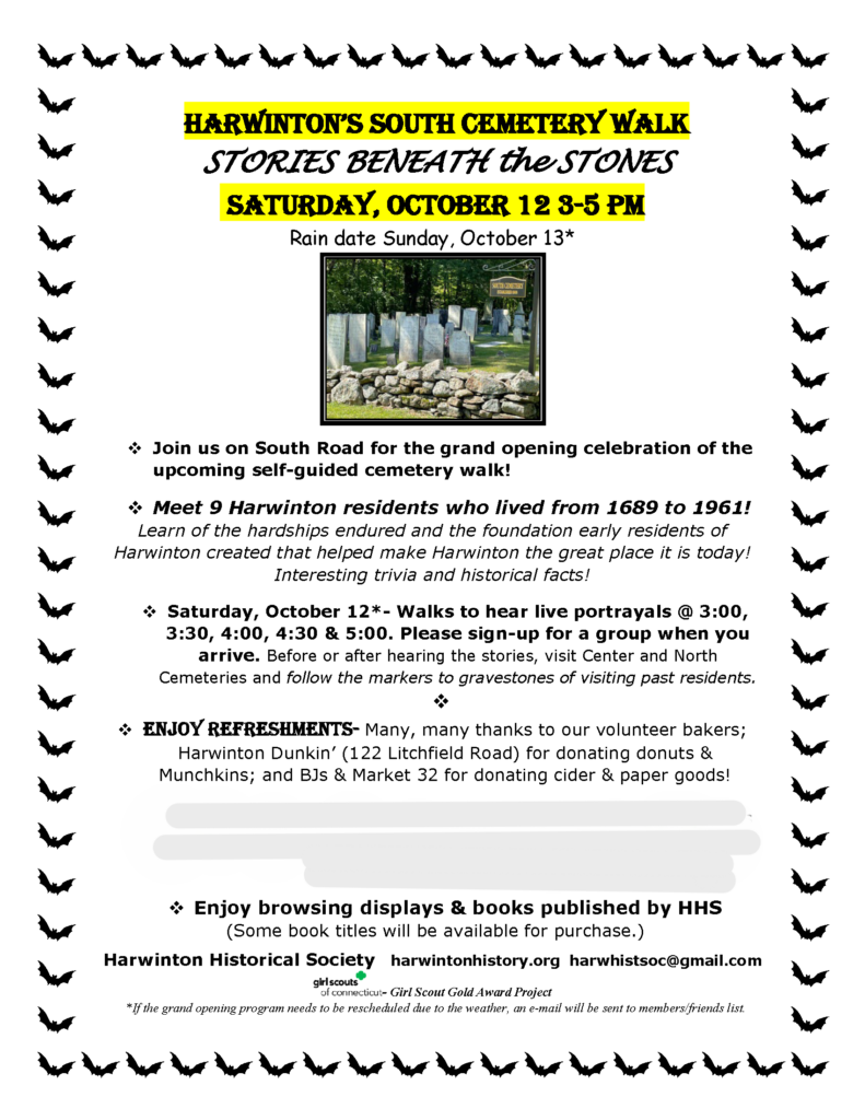 Harwtinton's South Cemetery Walk